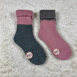 2 pairs Pile Slipper Socks